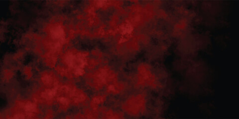 Abstract Mist Design with Intense Red and Black Elements

