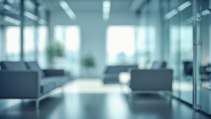 Modern Hospital Interior Blur