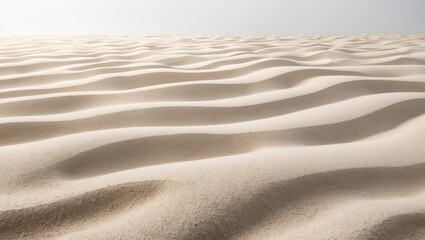 Fototapeta premium Isolated desert sand texture with clipping path