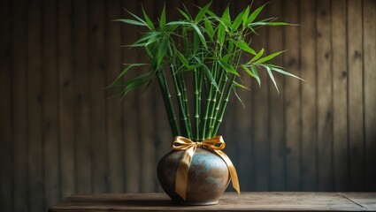 Decorative Bamboo Vase