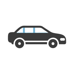 Sedan Car Icon Representing Standard Passenger Vehicle
