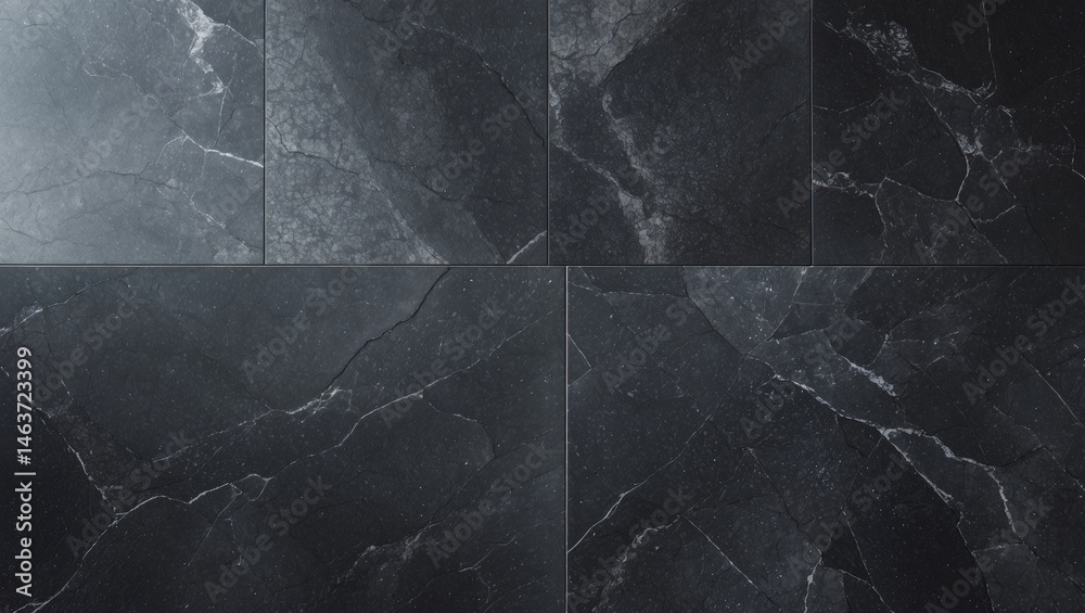 Poster elegant contemporary wall and flooring design featuring rustic breccia patterns and polished stone f