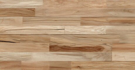 Naklejka premium Natural Wood Plank Flooring Texture