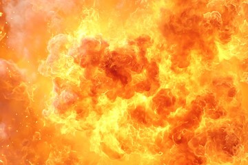 Fiery Explosion Abstract Background Image