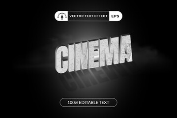 Cinema Text Effect Movie Title Editable