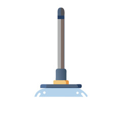 Upright Vacuum Cleaner Icon Representing Dust Cleaning and Floor Maintenance