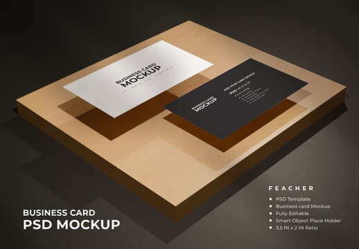 Business Card Mockup Design Template