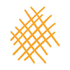 Yellow Line strip shape