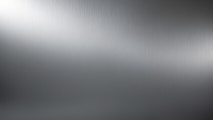 Metallic stainless steel surface featuring grain texture for backdrop