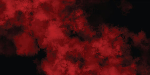 Digital Cloudy Texture with Horror Red and Deep Shadowy Black

