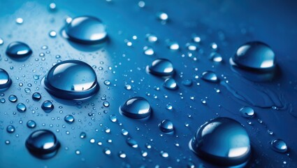 Transparent Water Drop Pattern on Calm Surface