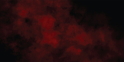 Unsettling Red Mist Design with Grungy Black Elements

