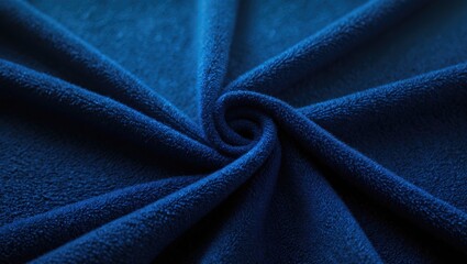 Fototapeta premium Background of Dark Blue Carpet Featuring Colorful Textured Fabric