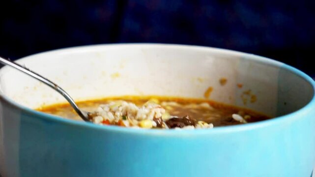 Rawon (Indonesian black soup) is a typical Indonesian dish originating from Ponorogo, East Java. Black meat soup with a mixture of special spices using kluwek(Pangium edule).
