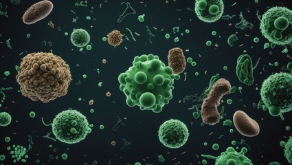 Scanning electron microscopy images of pollen particles