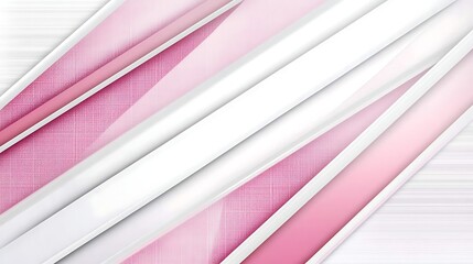 Fototapeta premium Abstract design with pink and white diagonal lines