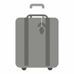 Travel crew soft sided luggage vector art illustration