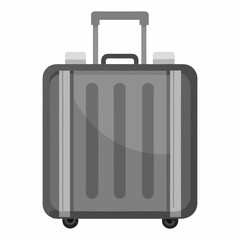 Travel crew soft sided luggage vector art illustration