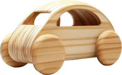 Wooden Handmade Toy Car Model