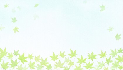 Obraz premium Gentle breeze leaves falling tranquil park nature scene soft light eye-level serenity and renewal