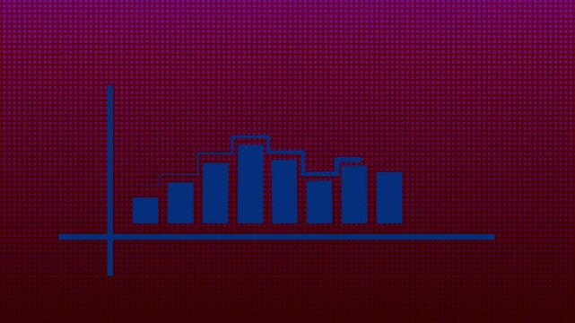 Graph chart downtrend symbol graph - success. colored diagram. Graph showing rising arrow. Success arrow growth.