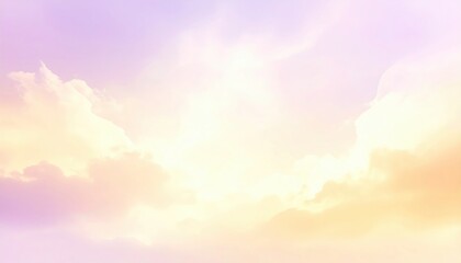 Serene sunset over cloudy sky nature photography scenic landscape soft colors aerial perspective peaceful atmosphere