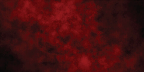 Red and Black Grunge Backdrop with Creepy Cloud Forms

