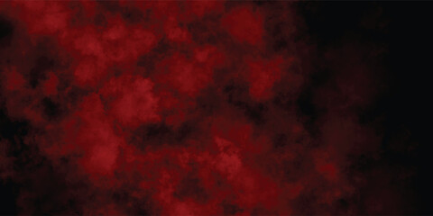 Thick Red Mist with Black Swirls Creating a Gory Effect

