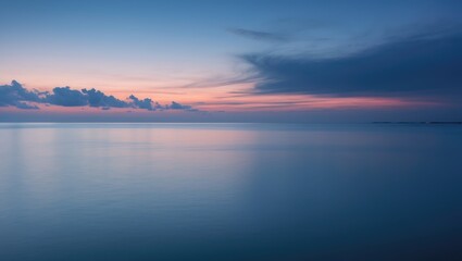 Fototapeta premium Beautiful scene of sea and starry sky