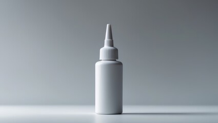 Detailed view of super glue nozzle packaging against a white background