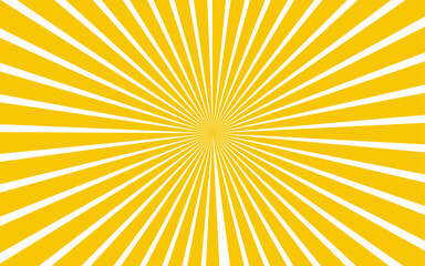 Abstract vivid radial optical illusion design with alternating yellow and white curved stripes. Swirling, energetic sunburst pattern with hypnotic or psychedelic atmosphere. motion waves center twist 
