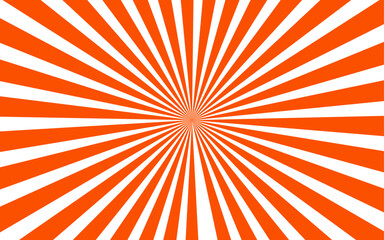 Abstract vivid radial optical illusion design with alternating red and white curved stripes. Swirling, energetic sunburst pattern with hypnotic or psychedelic atmosphere. motion waves center twist 