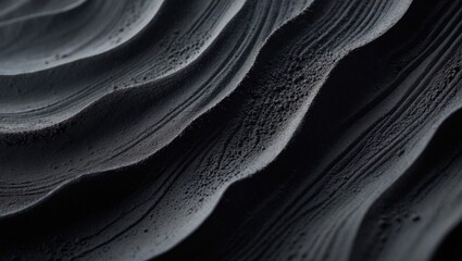 Fine carbon powder and black charcoal texture pattern for background with detailed surface