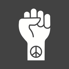 Activism icon vector image. Suitable for mobile apps, web apps and print media.
