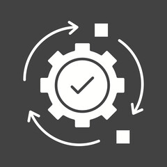 Automated icon vector image. Suitable for mobile apps, web apps and print media.