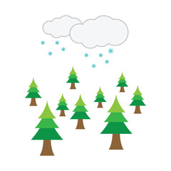 winter illustration icon