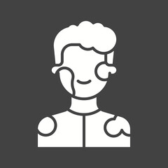 Color Face icon vector image. Suitable for mobile apps, web apps and print media.