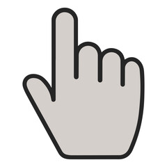 Obraz premium Gamer cursor hand illustration, Gamer Digital File, Gaming Equipment vector, Gamer Life design sublimation 