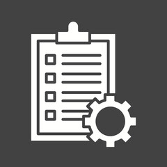 Inventory Setting icon vector image. Suitable for mobile apps, web apps and print media.
