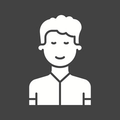 Man icon vector image. Suitable for mobile apps, web apps and print media.