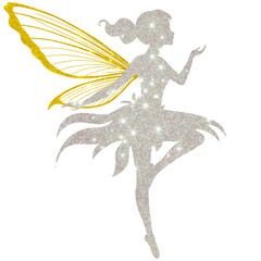 Magic Fairy Silhouette