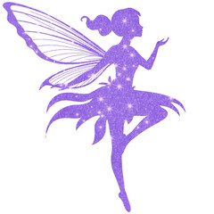 Magic Fairy Silhouette