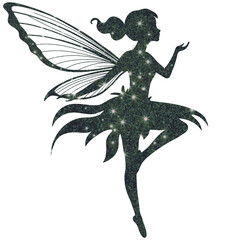Magic Fairy Silhouette