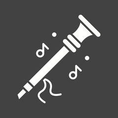 Shehnai icon vector image. Suitable for mobile apps, web apps and print media.