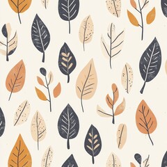 Autumn leaf pattern