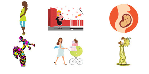 Mother's Day Design Bundle: Vector Illustrations
