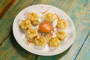 Tibetian cuisine - Momo stuffed dumplings