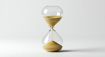 hourglass with sand