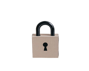 Naklejka premium a close-up of a padlock