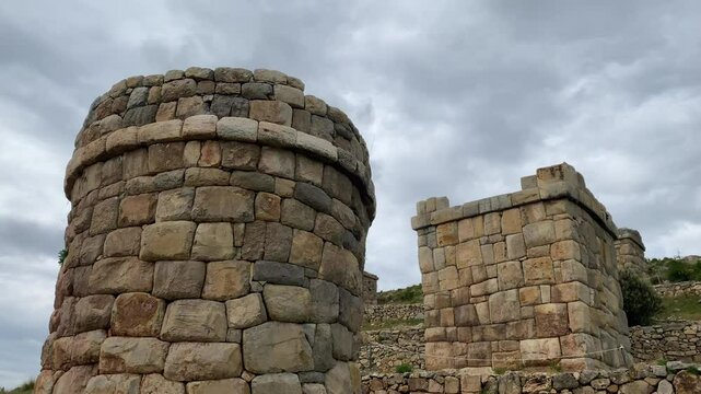 Chullpas of Molloco, funerary towers in Peru